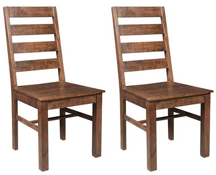 Coast2Coast Home Woodbridge Bronx Solid Wood Ladder Back Dining Chairs - Set of 2 53430