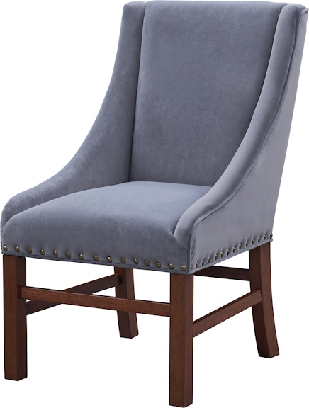 Coast2Coast Home (55653) - Upholstered Accent Dining Chair with Single Welt Trim and Low Curved Sides 55653