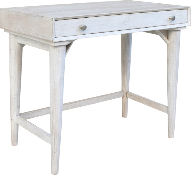Coast2Coast Home (58112) - Shabby Chic One Drawer Home Office Computer Writing Desk in a Rustic White Finish 58112