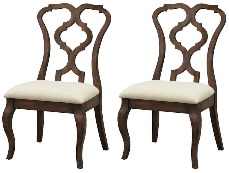 Coast2Coast Home Chateau Laelia Traditional Style Upholstered Dining Side Chairs - Set of 2 60223