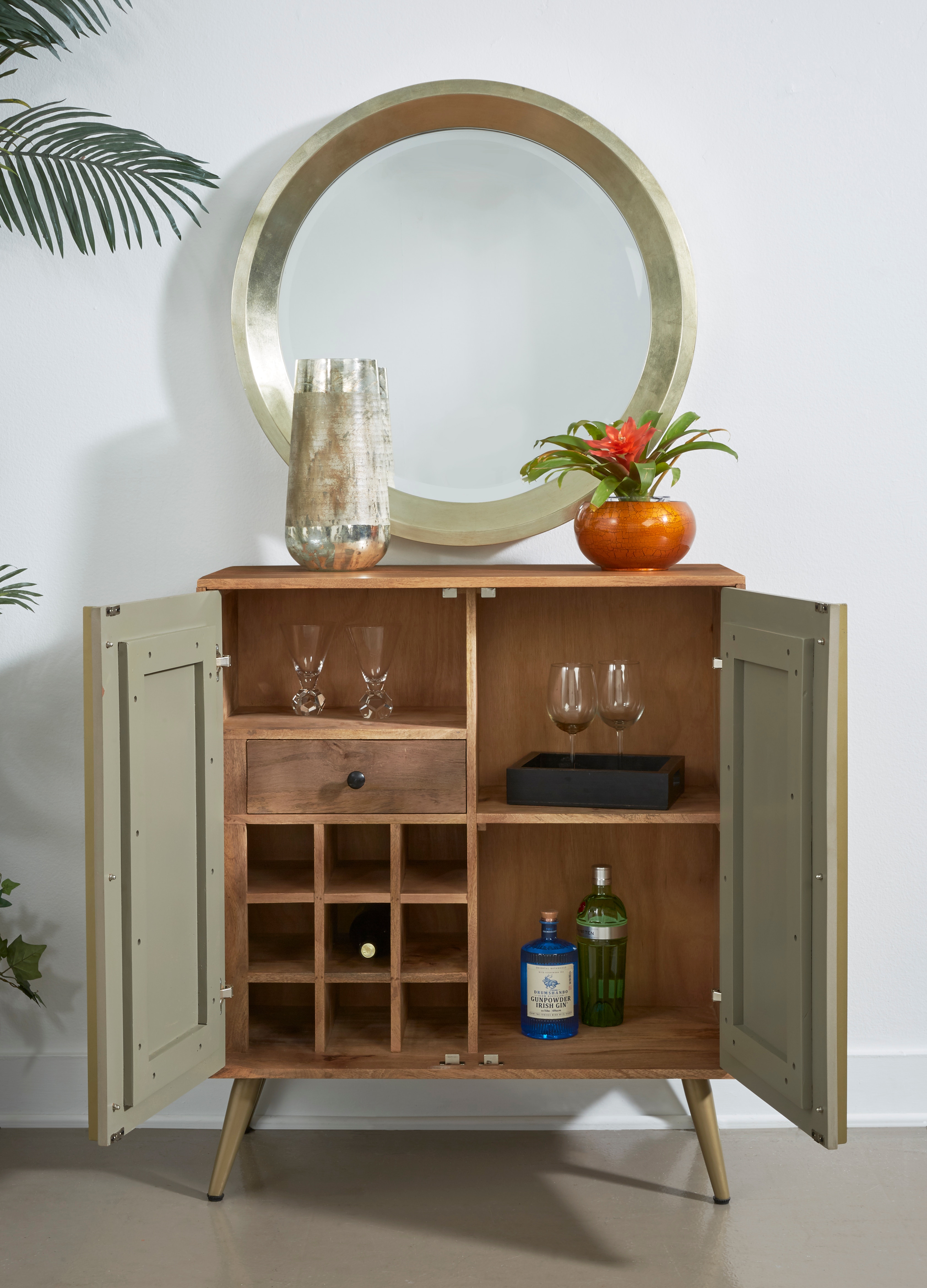 Coast2Coast Home Casual Dining Greyleigh Mid-century Modern 2 Door 