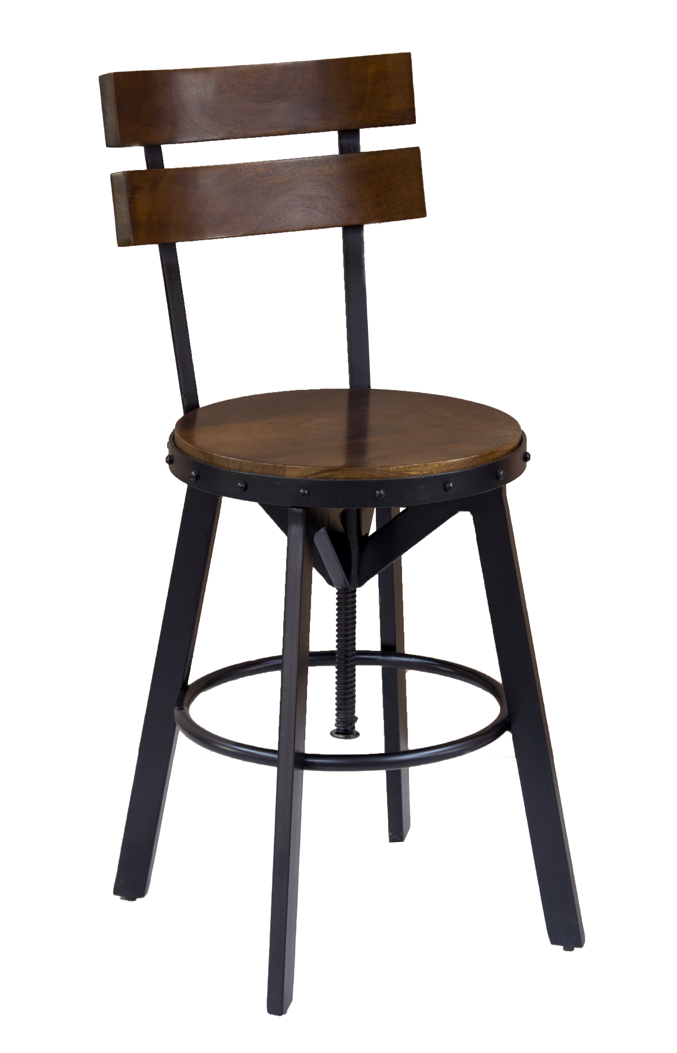 Sylvania swivel adjustable discount height bar stool