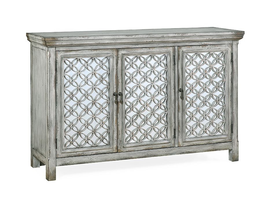 Gray credenza store cabinet