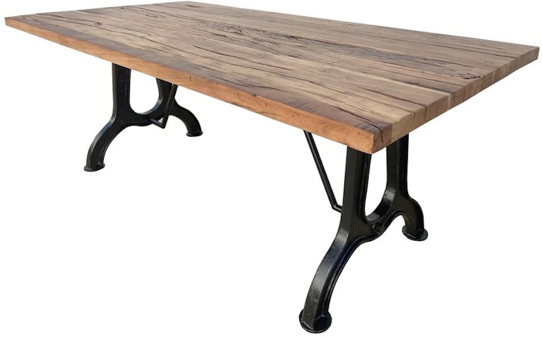Coast2Coast Home Frisco Santiago Industrial Style Solid Wood and Iron Dining Table 73384