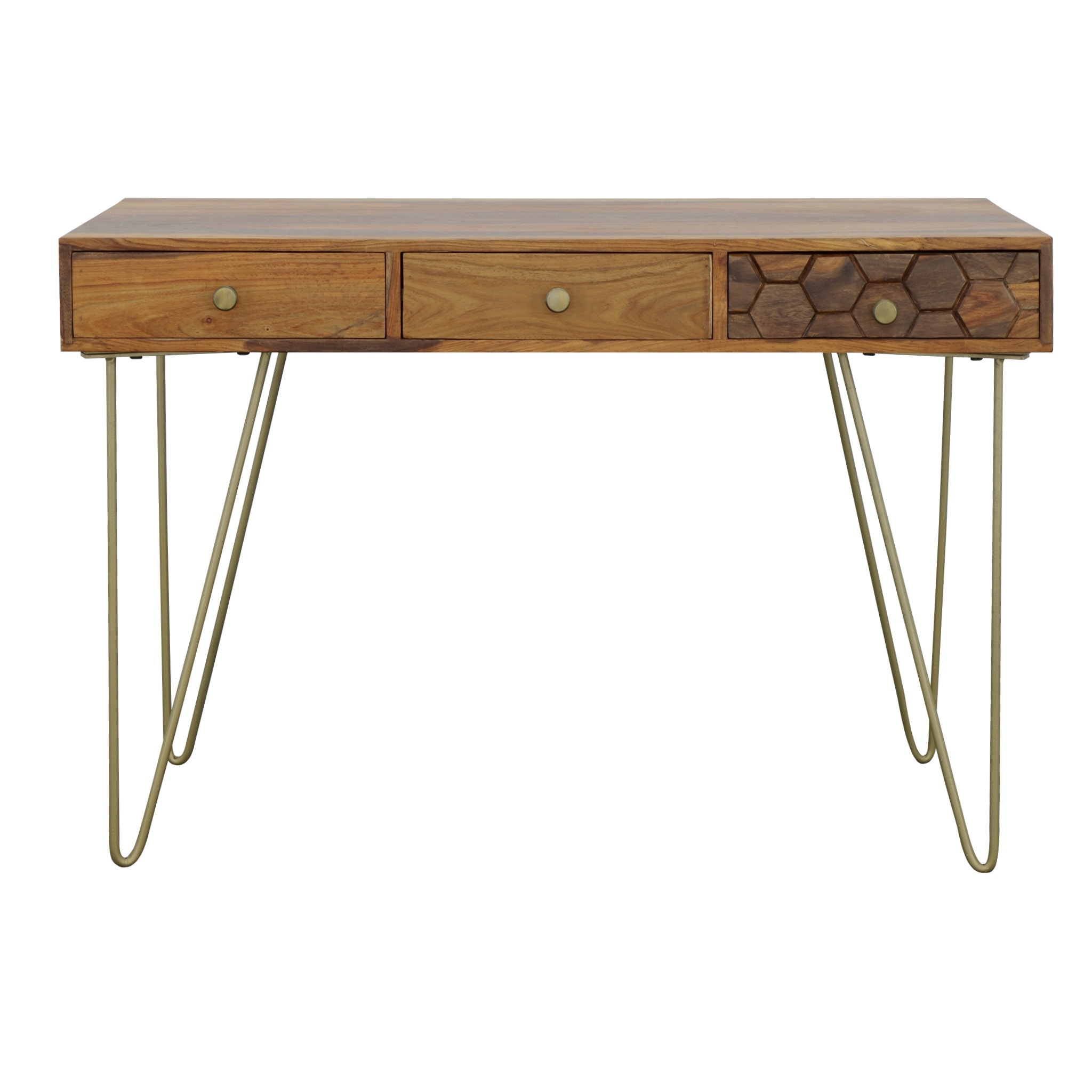 Three drawer store writing desk