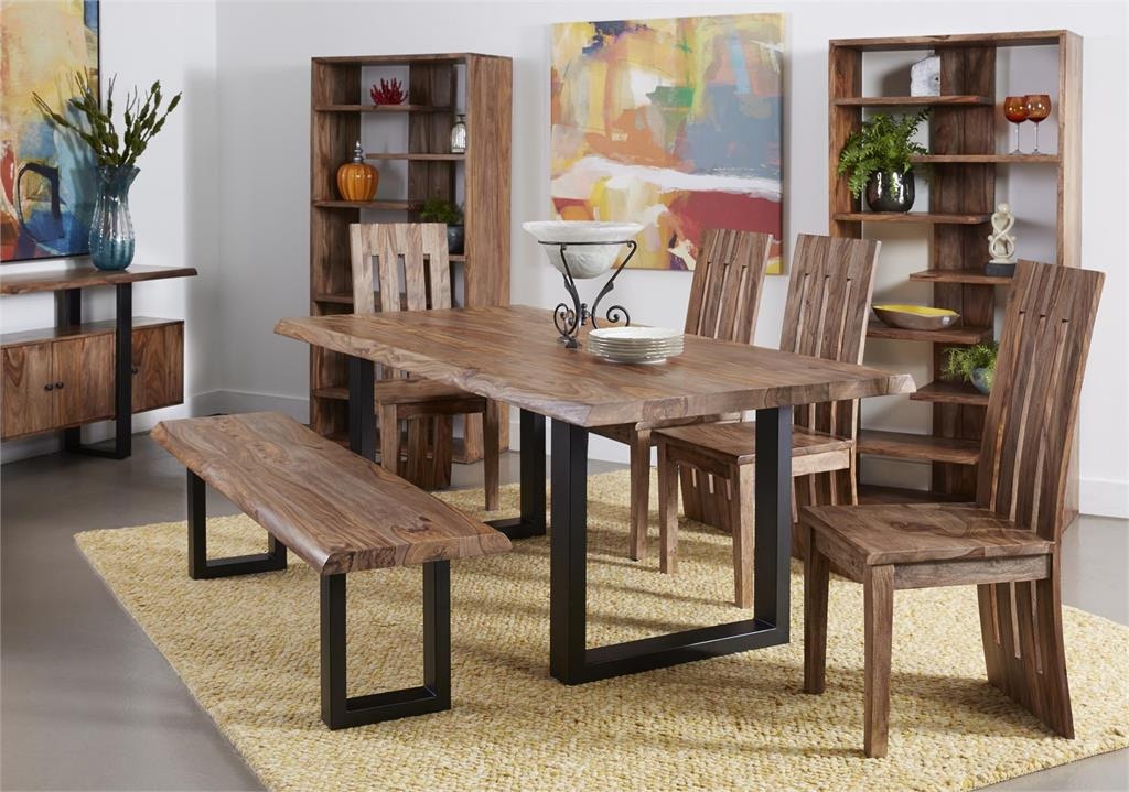 Dining Room Table With Metal Accents