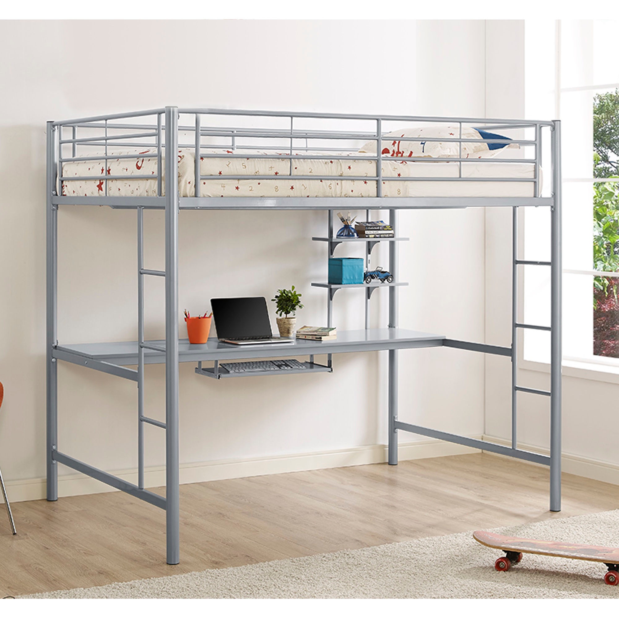 Full Size Loft Bed Frame