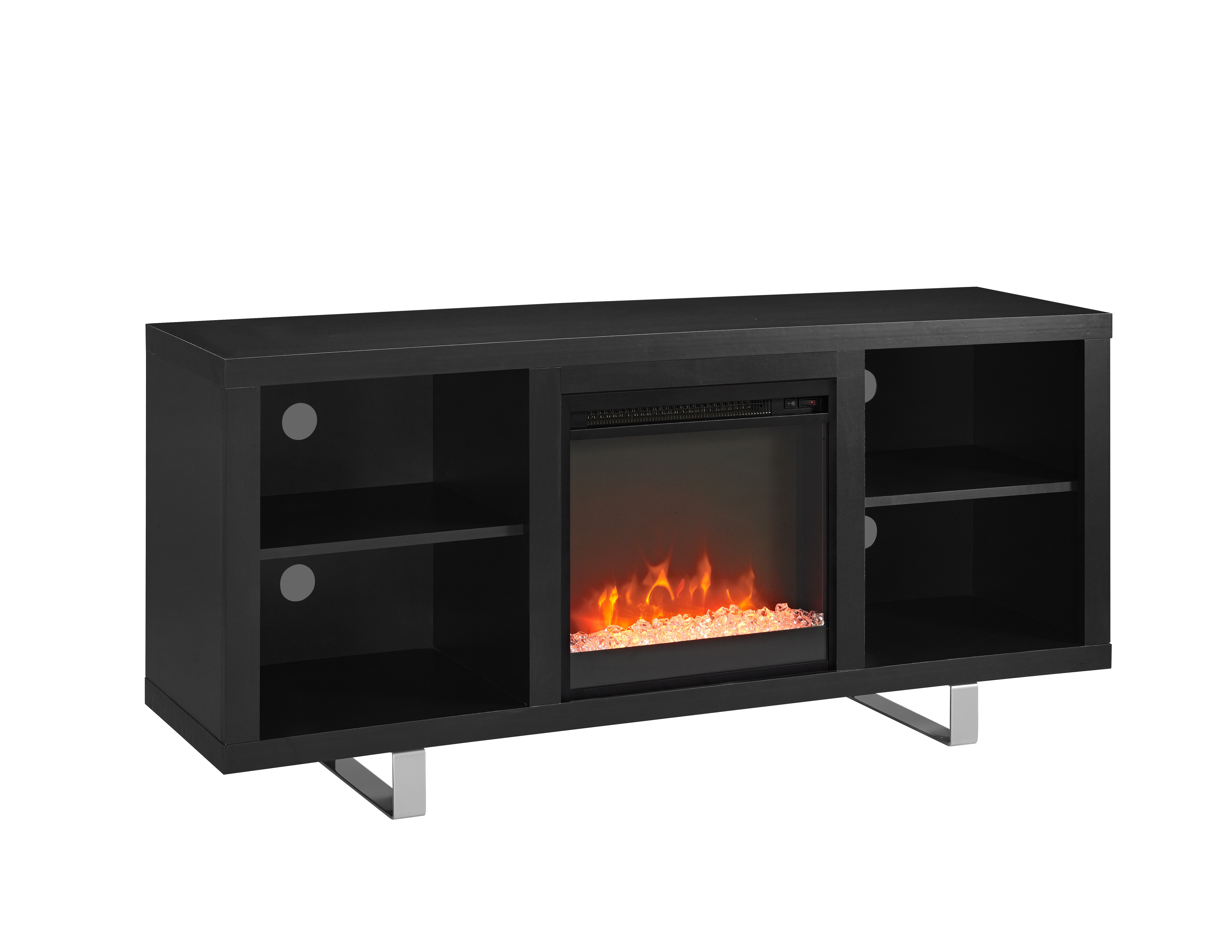 58 Simple Modern Fireplace Tv Console Wedw58fp18smsb