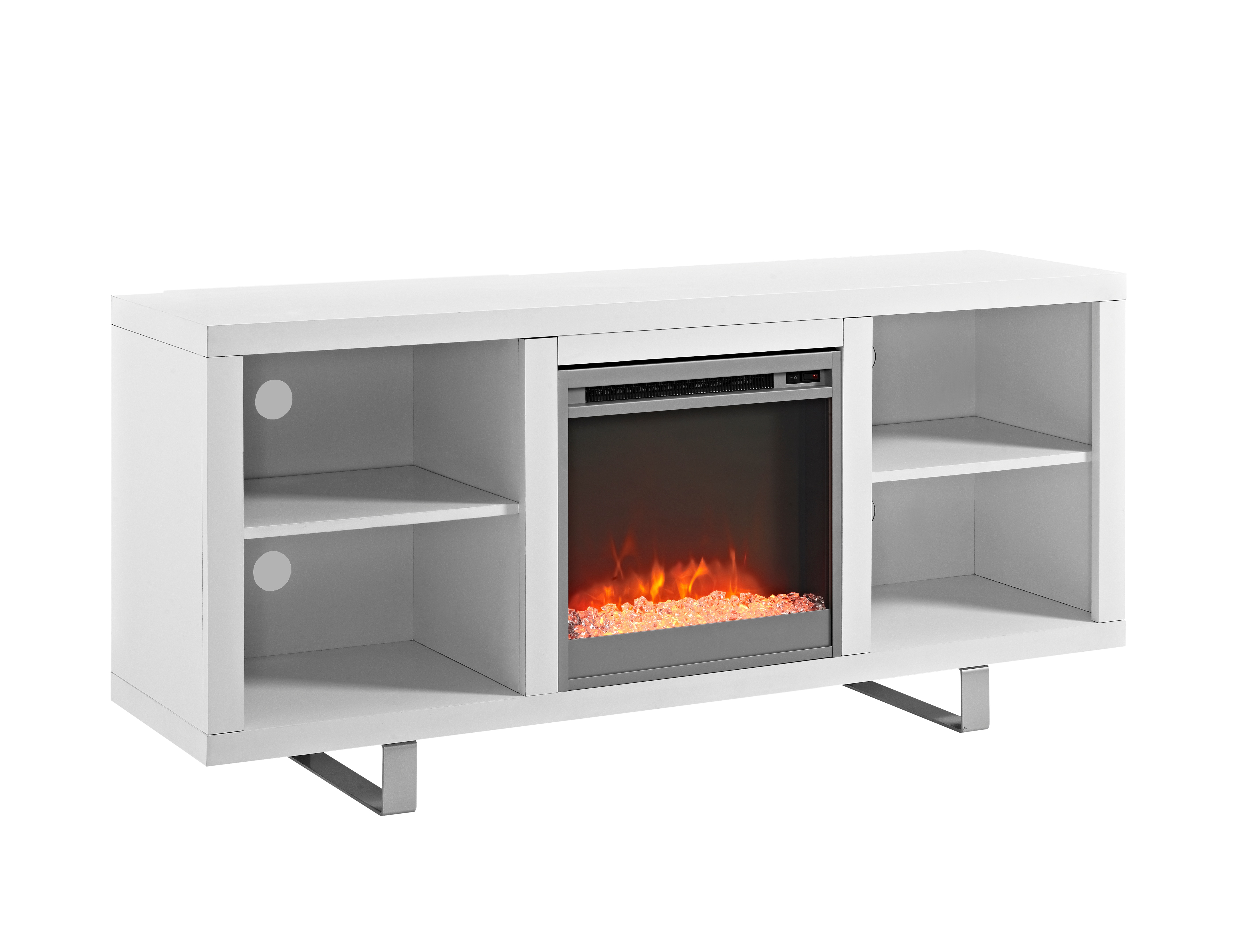 58 Simple Modern Fireplace Tv Console Wedw58fp18smwh