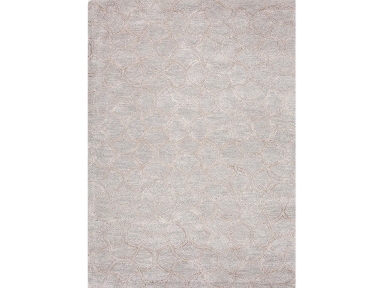 Jaipur Rugs Floor Coverings Hand Tufted Tone On Tone Pattern Wool Art Silk Blue Gray Area Rug Bq07