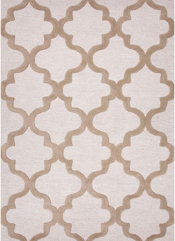 Jaipur Rugs Floor Coverings Hand Tufted Geometric Pattern Wool Ivory Jaipur Rugs Hand Tufted Geometric Pattern Wool Ivory Taupe Area Rug Ct19