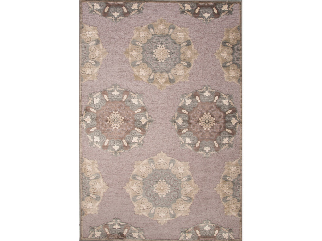Jaipur Rugs Floor Coverings Jaipur Machine Made Moroccan Pattern Gray Rayon Chenille Area Rug