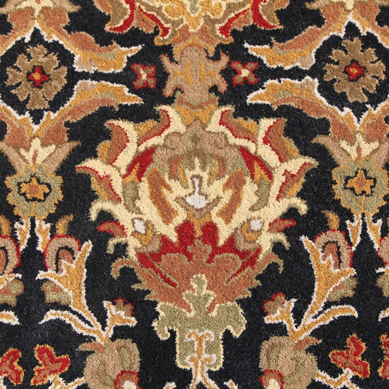 Jaipur Rugs Floor Coverings Hand Tufted Durable Wool Black Red Area Rug Pm110 Wells Home