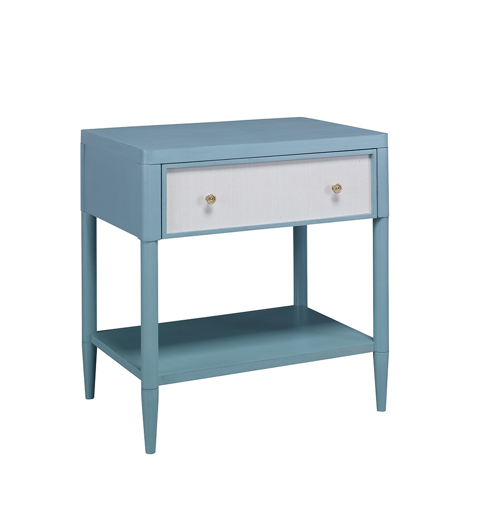 One drawer deals nightstand with shelf