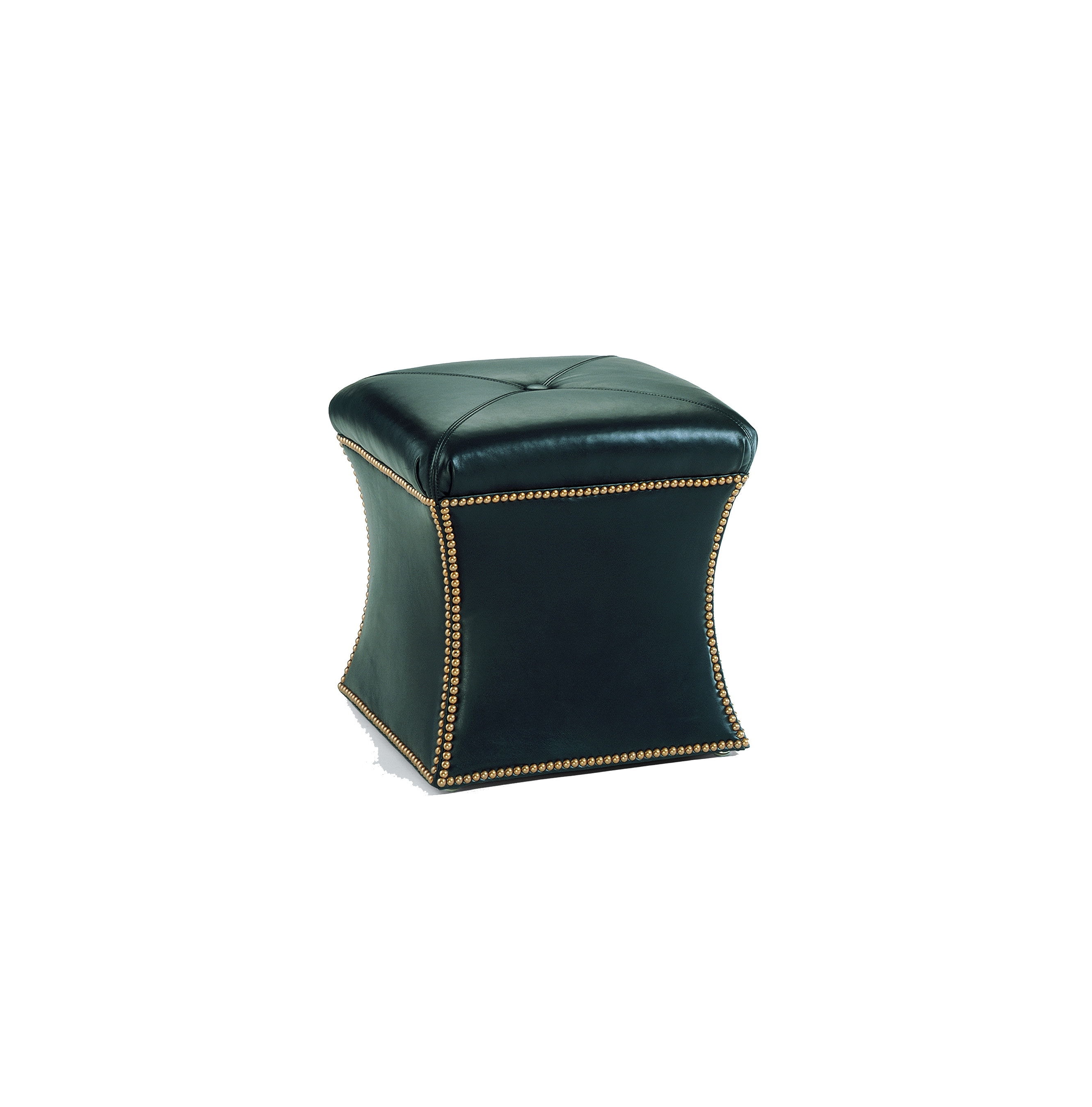 Chaddock Hourglass Ottoman (Leather) L-0038-0