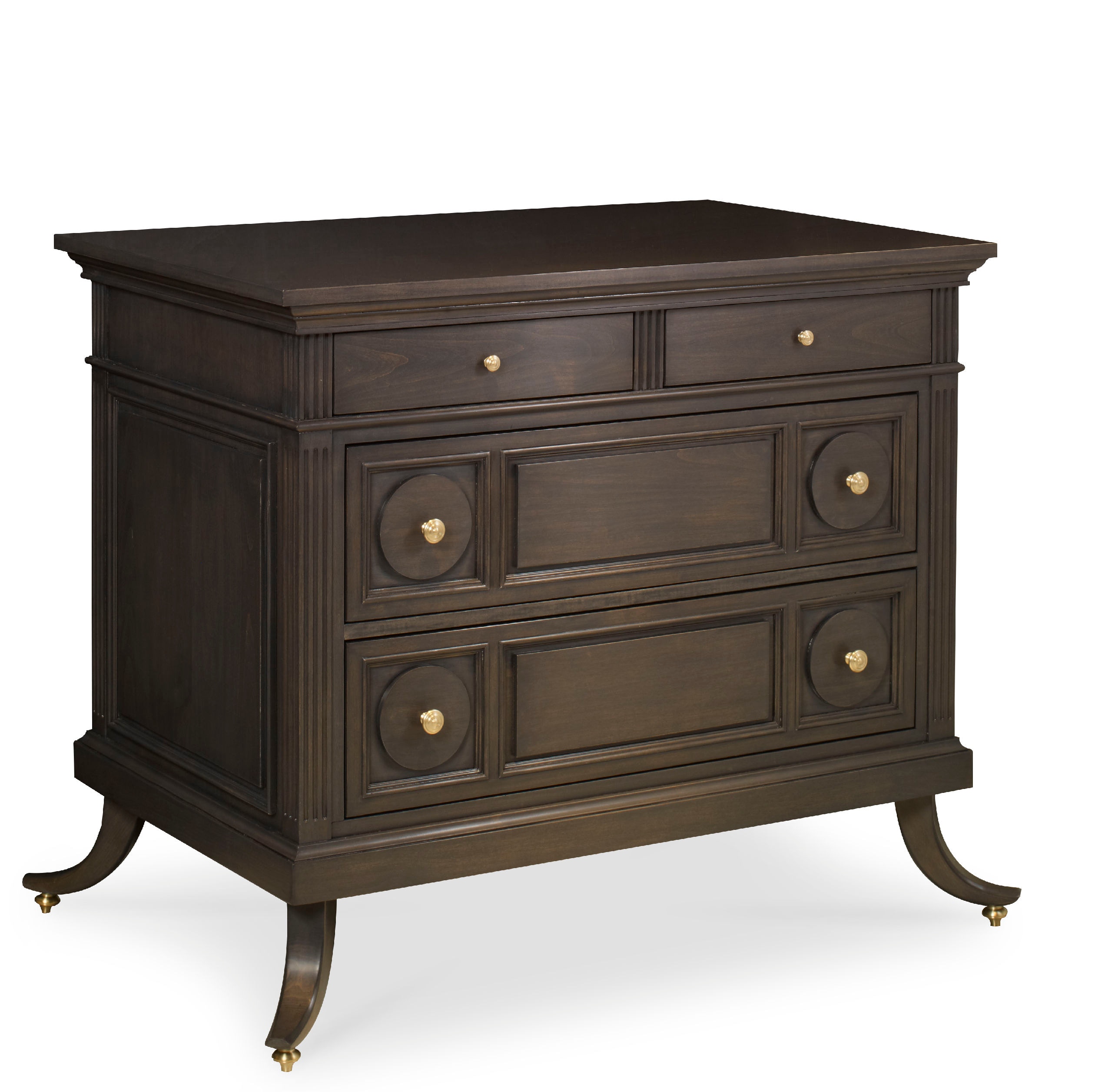 Chaddock Living Room Homer Klismos Chest MM1450-58 | Hickory