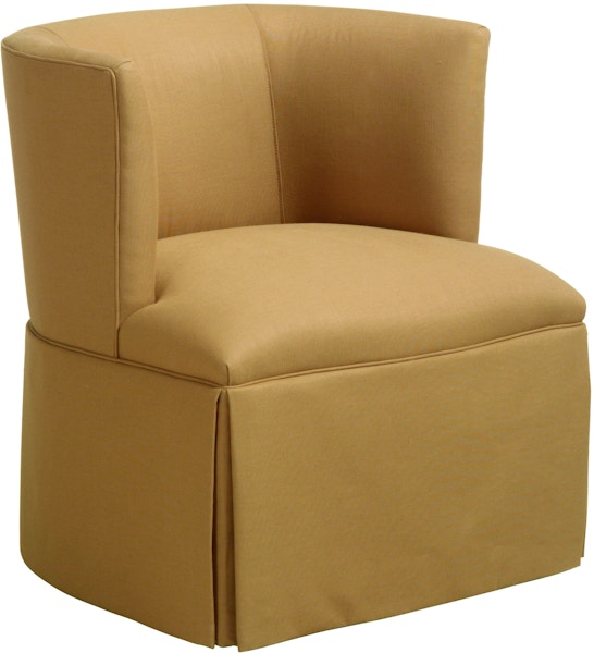 Petite Barrel Swivel Chair : living room : chairs & chaises : chaddock co