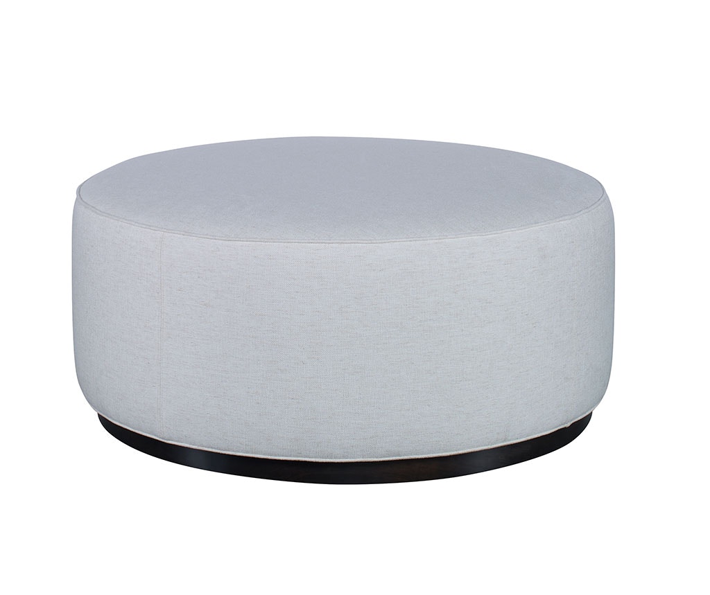 Chaddock Studio C Round Plinth Base Ottoman U22146-0