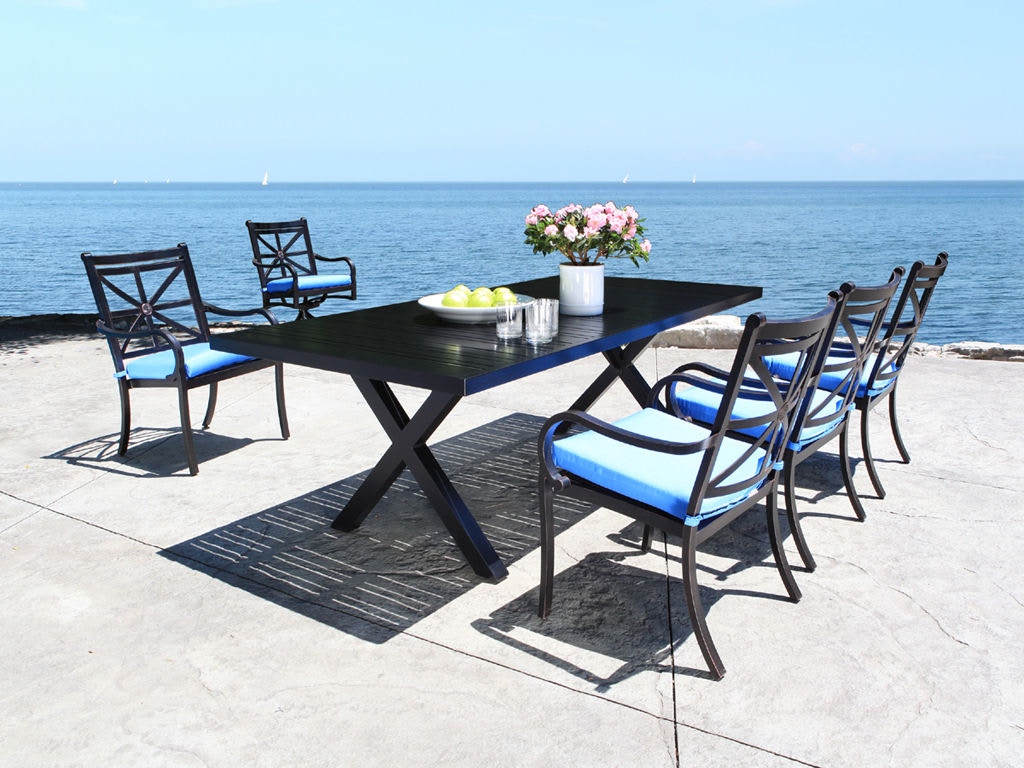 Cabana Coast Outdoorpatio Rosedale Patio Dining Hickory