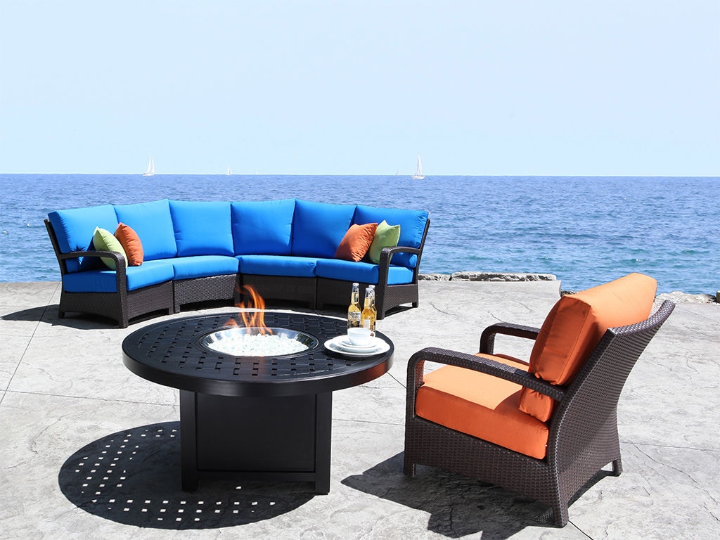 Cabana Coast Outdoorpatio Solano Wicker Outdoor Sectional