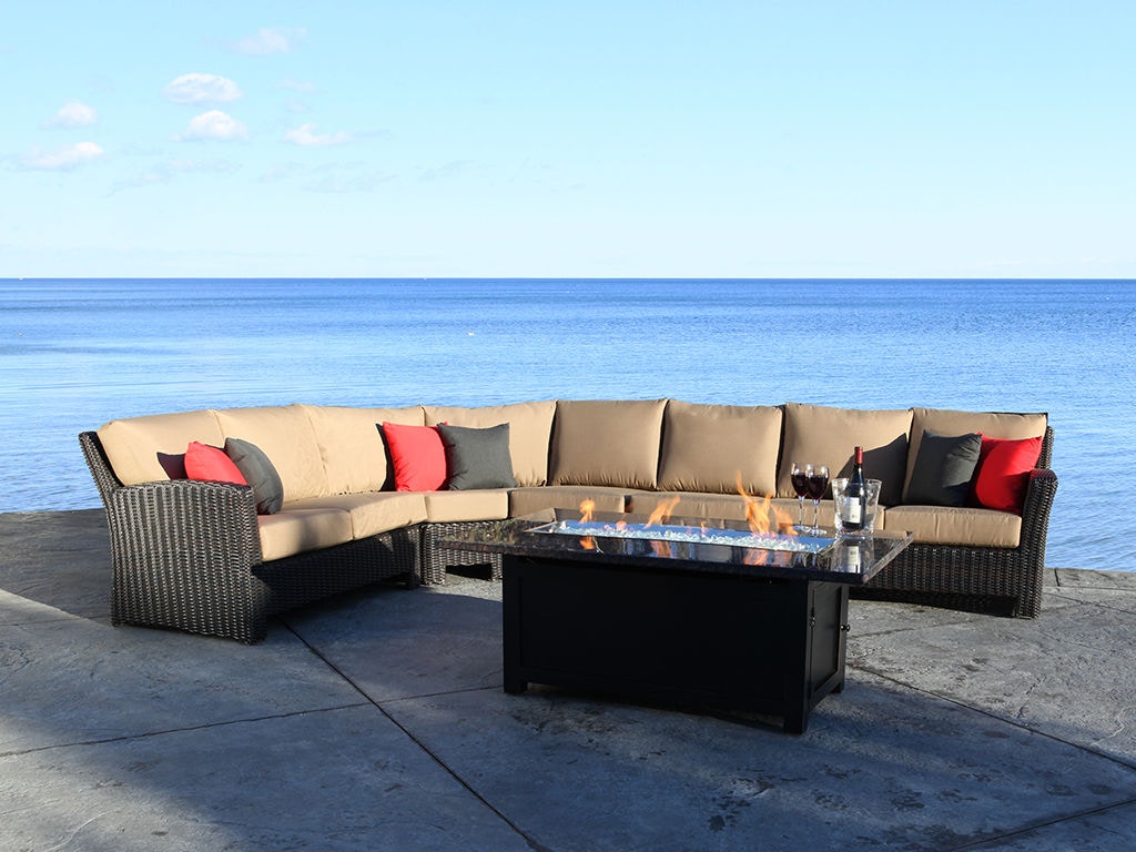 Cabana Coast Outdoor Patio Westport Wicker Outdoor Sectional Penn Furniture Scranton Pa