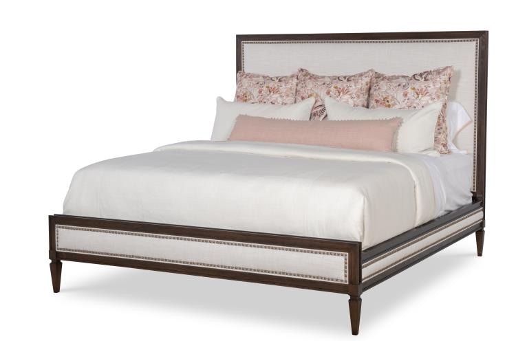 Maison '47 Upholstered Tall Headboard Low Footboard Panel
