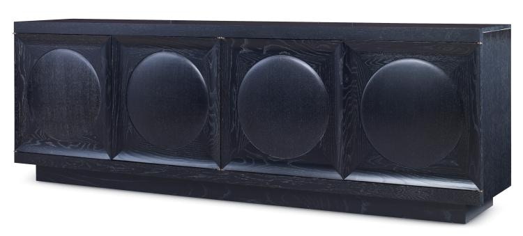 Century Furniture Home Office Credenza With Upholstered Door