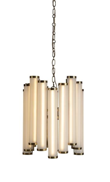 Century Furniture Torel Circular Chandelier - Soft Brass SAA-1005-V1