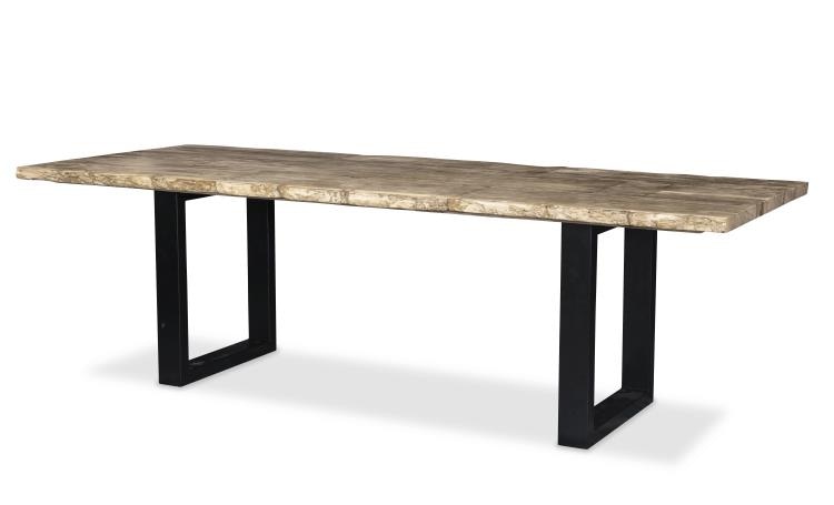  Andreas Petrified Wood Dining Table - Light SF6325-V3