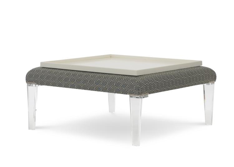 outdoor ottoman tray