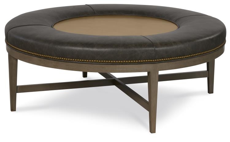Century Furniture Living Room Redford 48 Round Ottoman 3714-48R ...