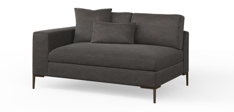 Century Furniture Roma Left Arm Facing Love Seat Full Back 