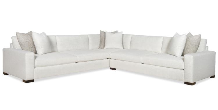 Century Furniture Living Room Stocked Great Room Two Piece Sectional