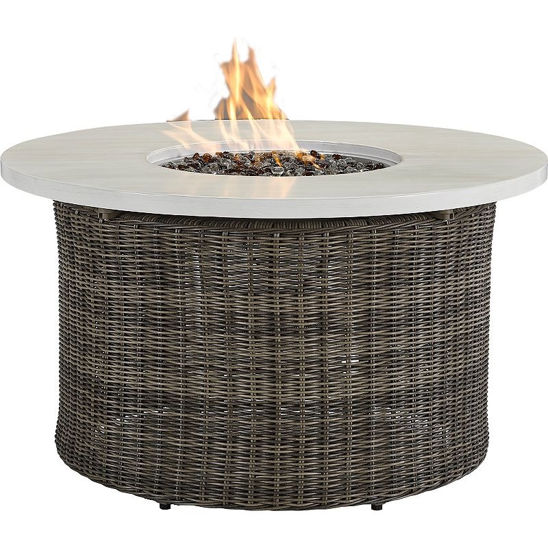 Lane Venture Outdoor/Patio 42" Round Gas Fire Pit 1953642 Noel
