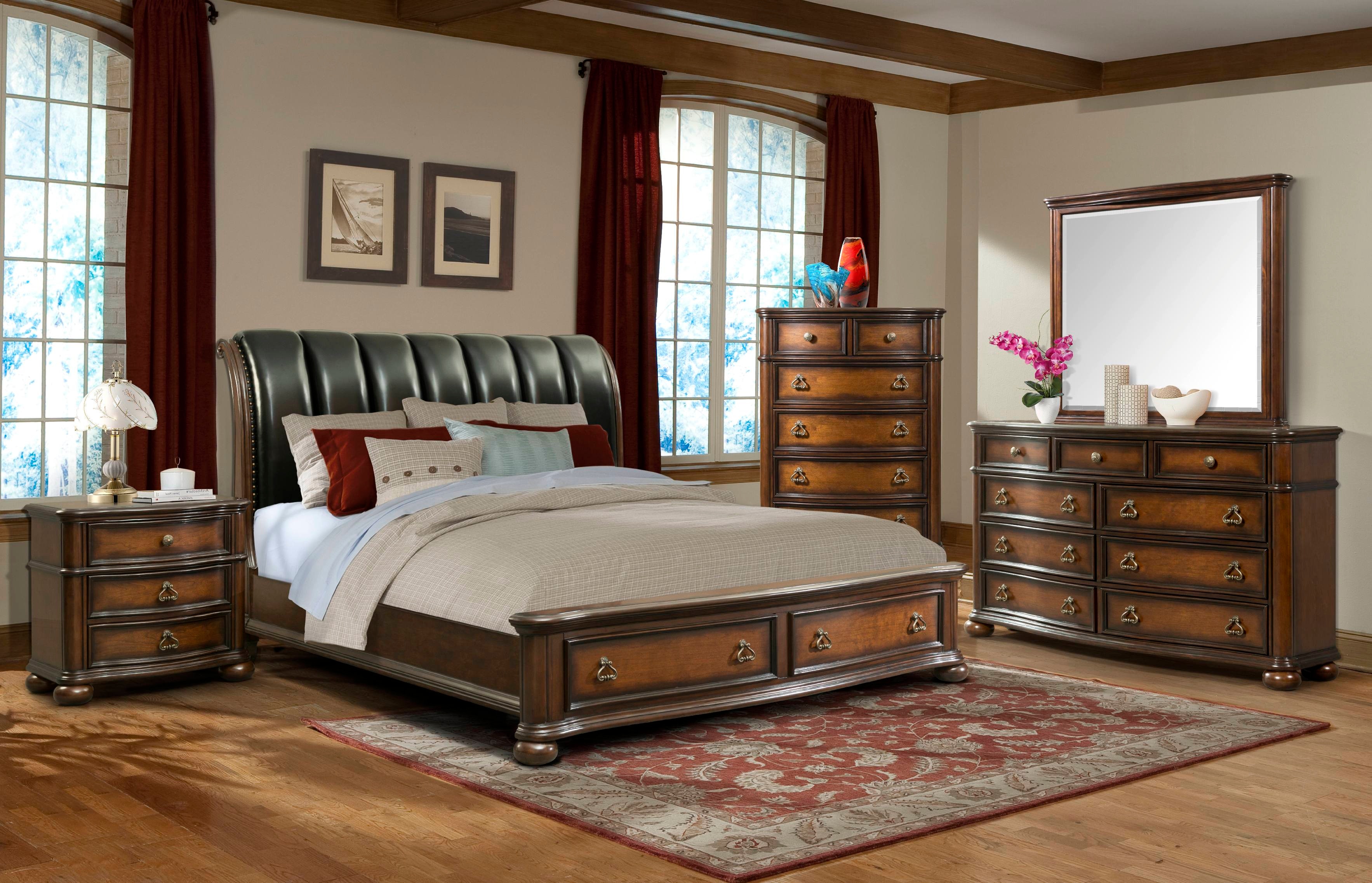 Elements International Palmer Storage Bedroom Hunter S