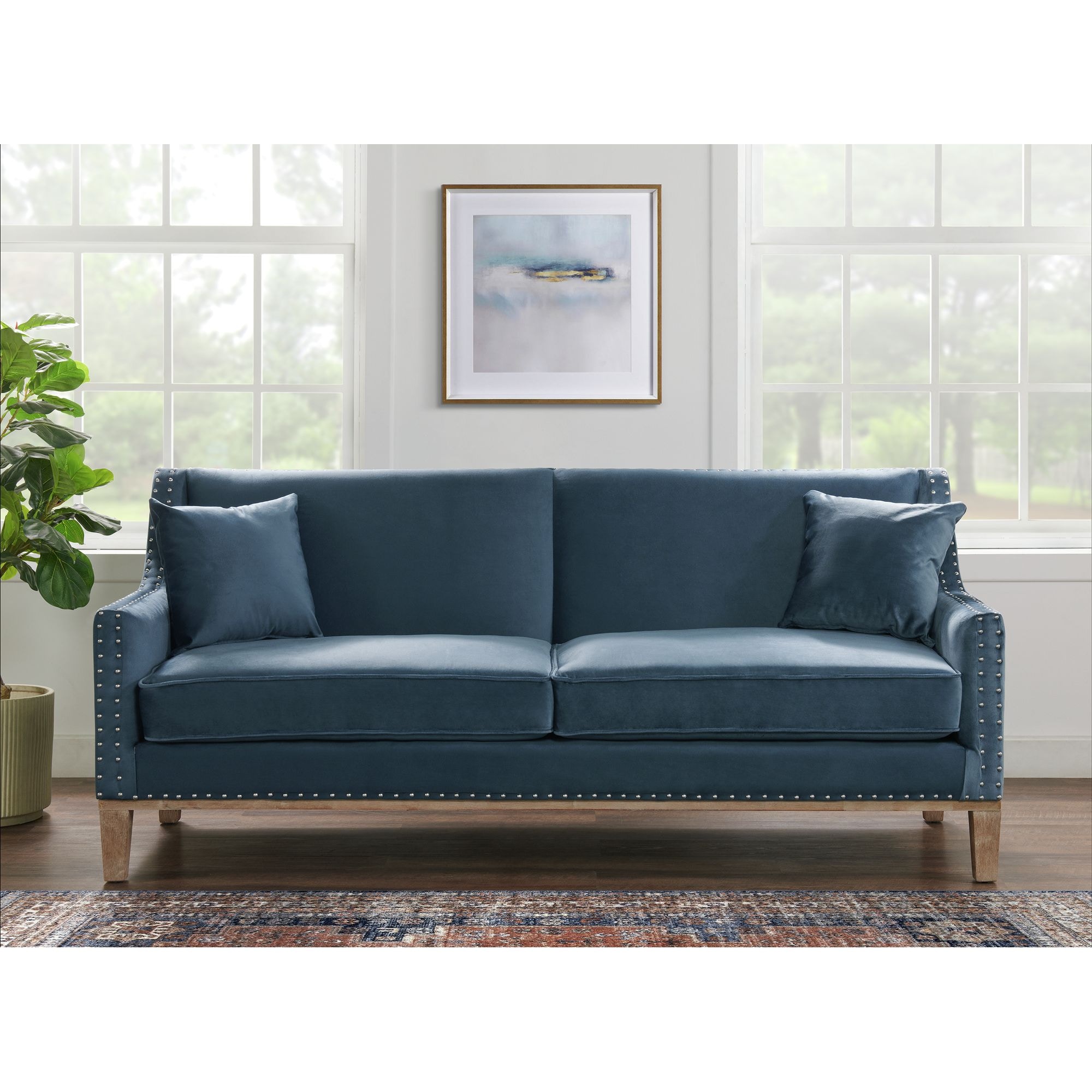 Elements International Living Room Augusta Sofa Woodstock Furniture Mattress Outlet Acworth