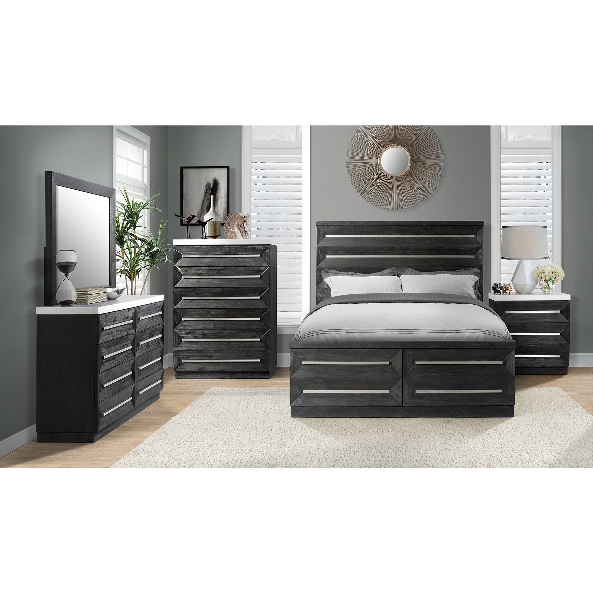 Elements International Capri Bedroom Elements