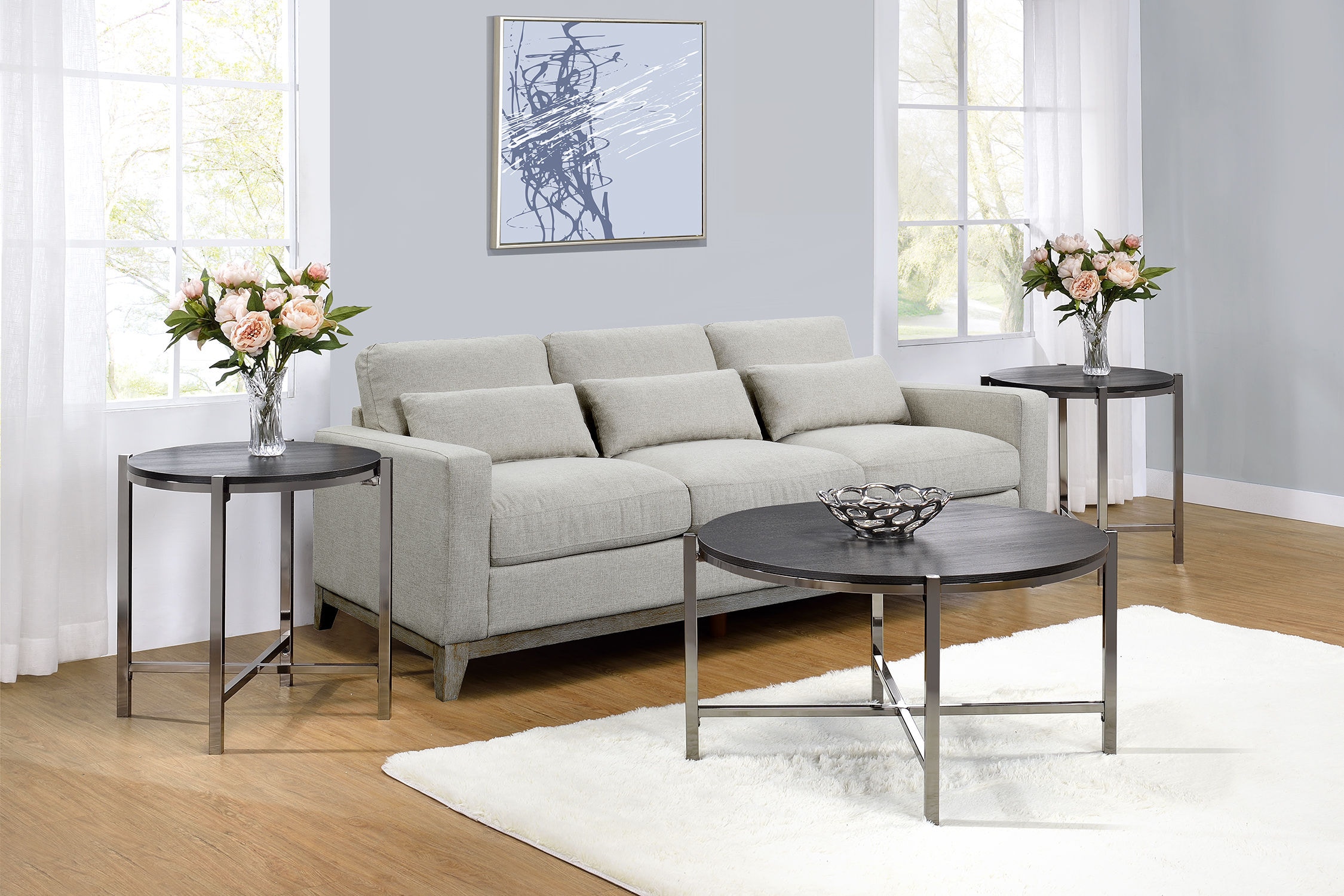 Elements International Living Room Cybill Ccy100ote Blowing Rock