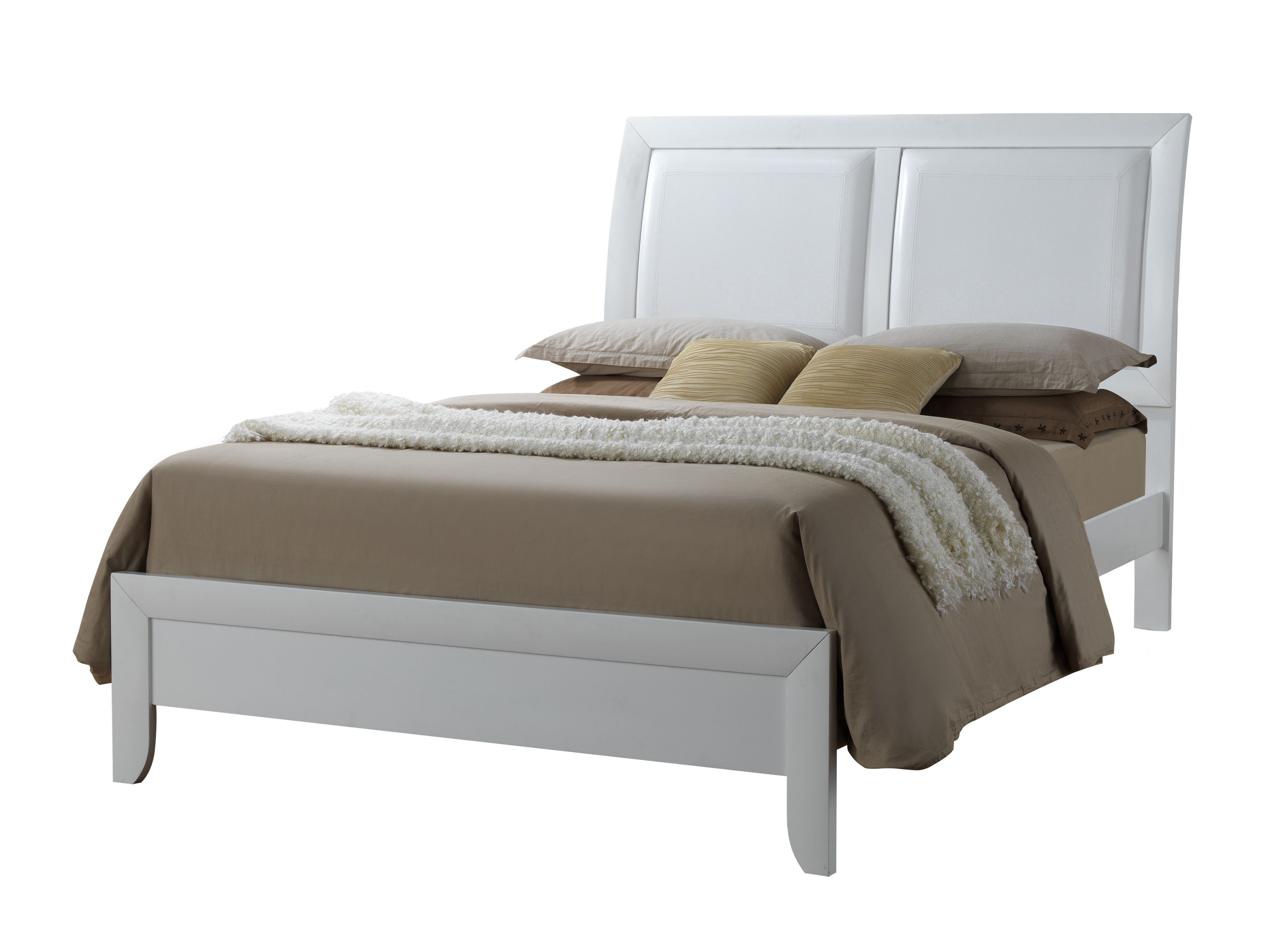 Elements International Emily White Bedroom Elements