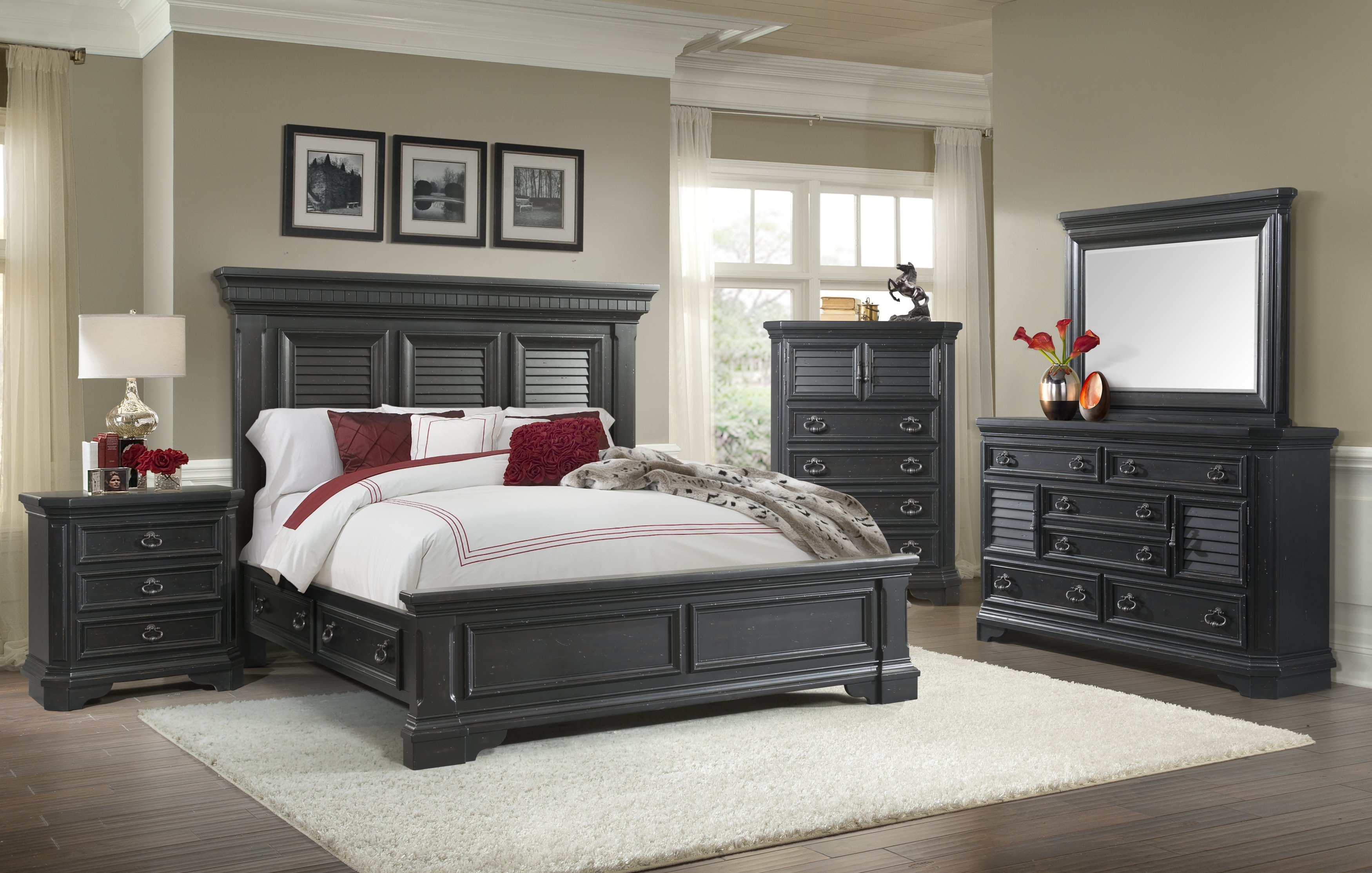 Elements International Hacienda Bedroom Elements