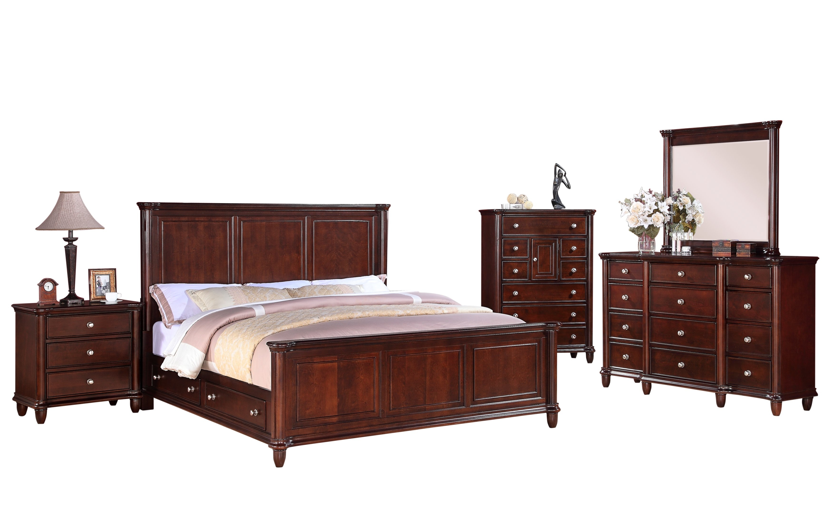 Elements International Hamilton Storage Bedroom Hamilton