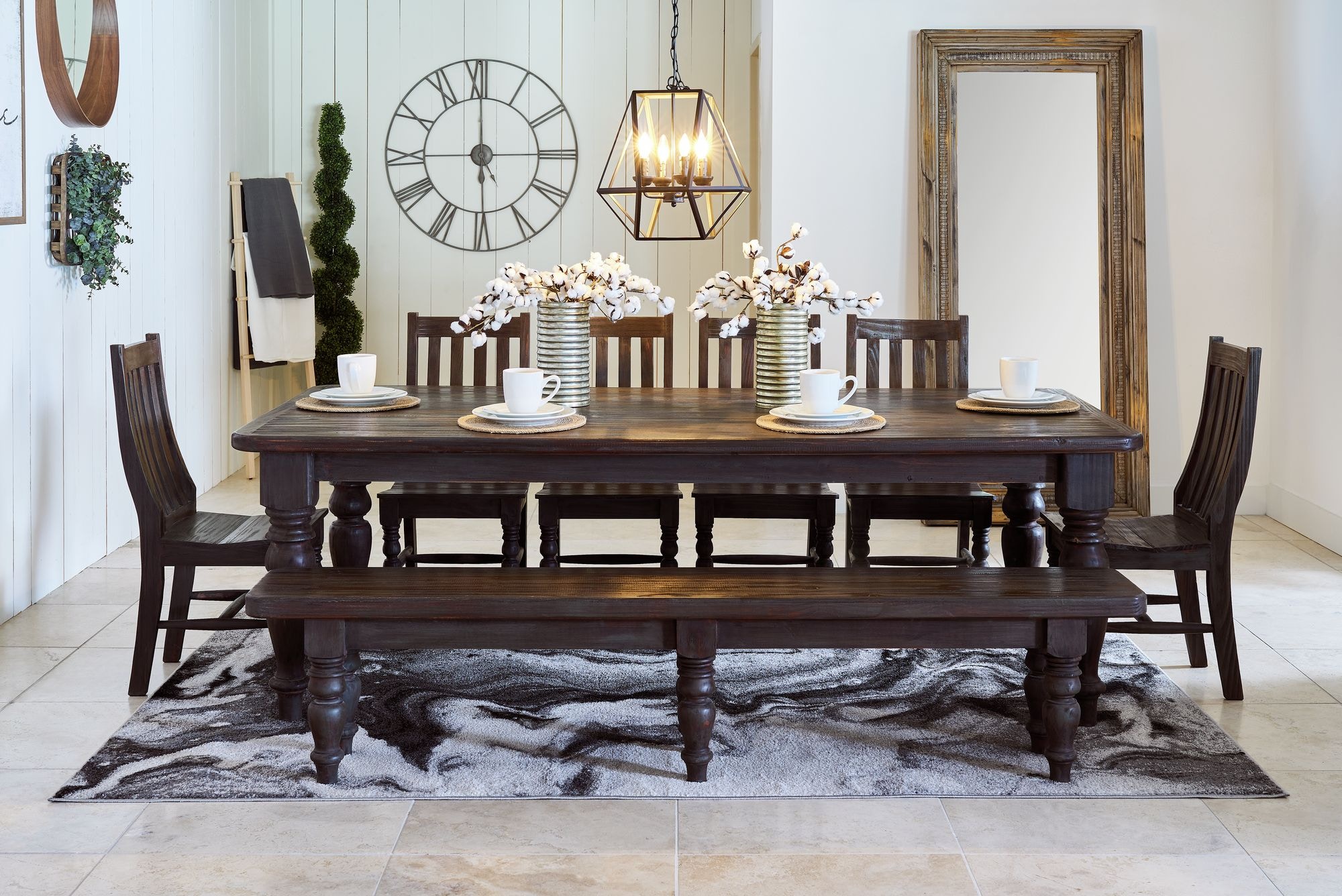 Elements International Ira Dining Set Ira Dining Set