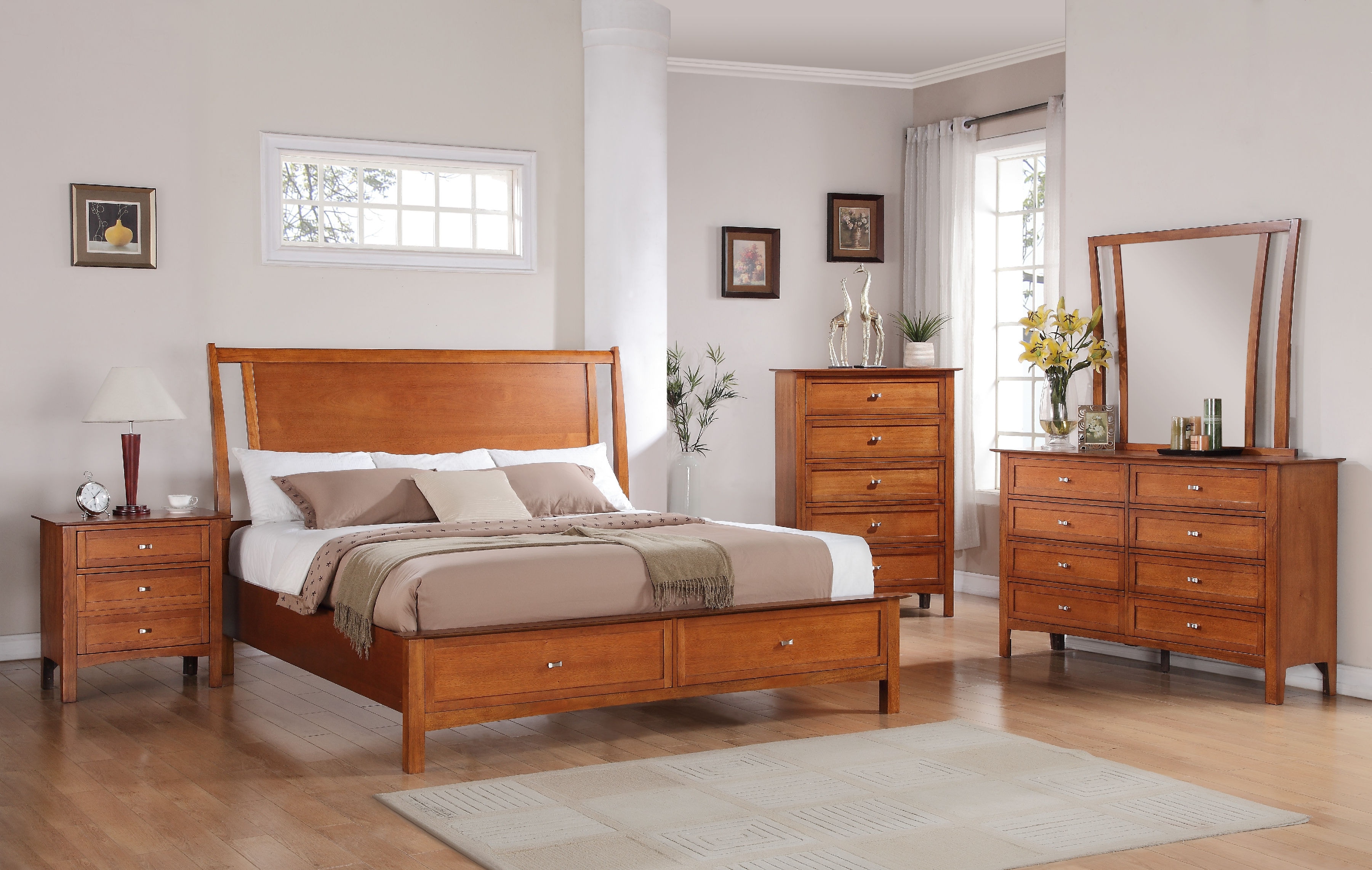 Elements International Orleans Light Bedroom Elements