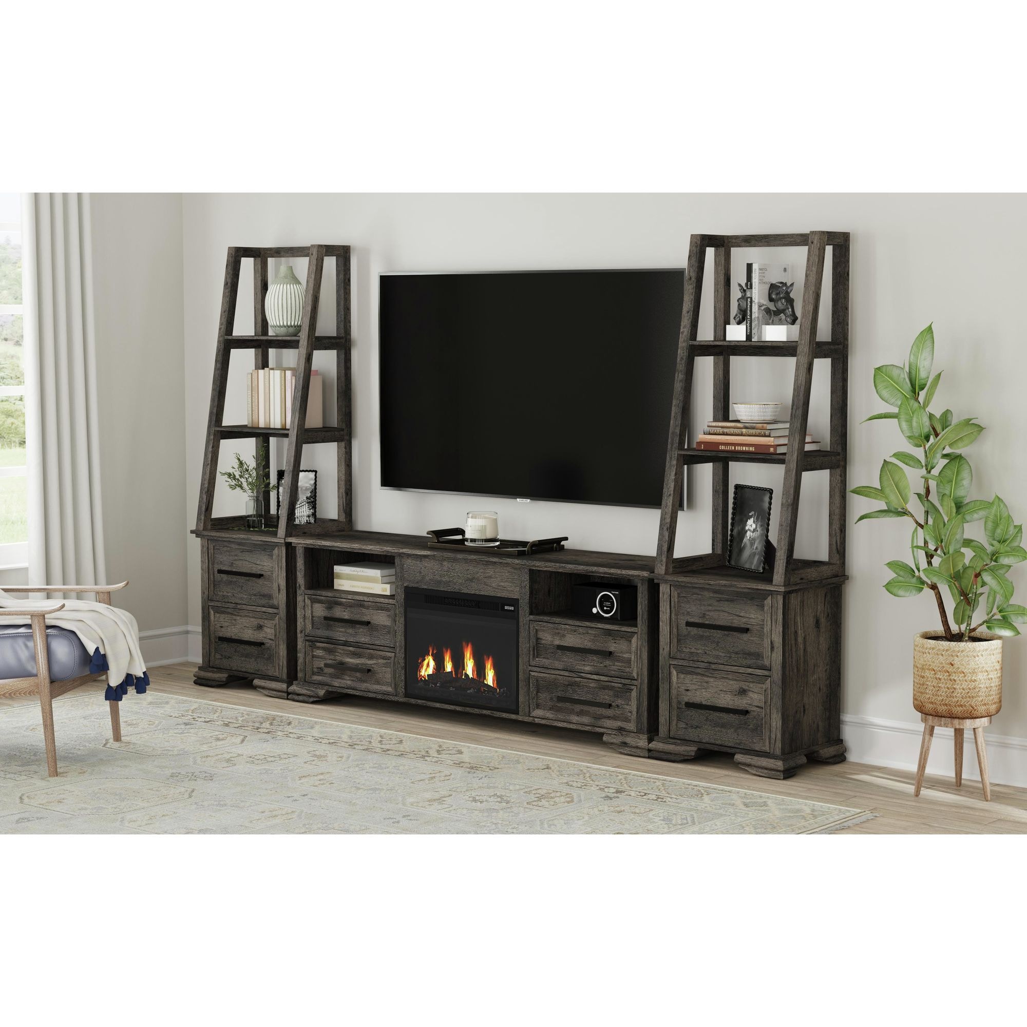  Park Ridge Console and Fireplace 