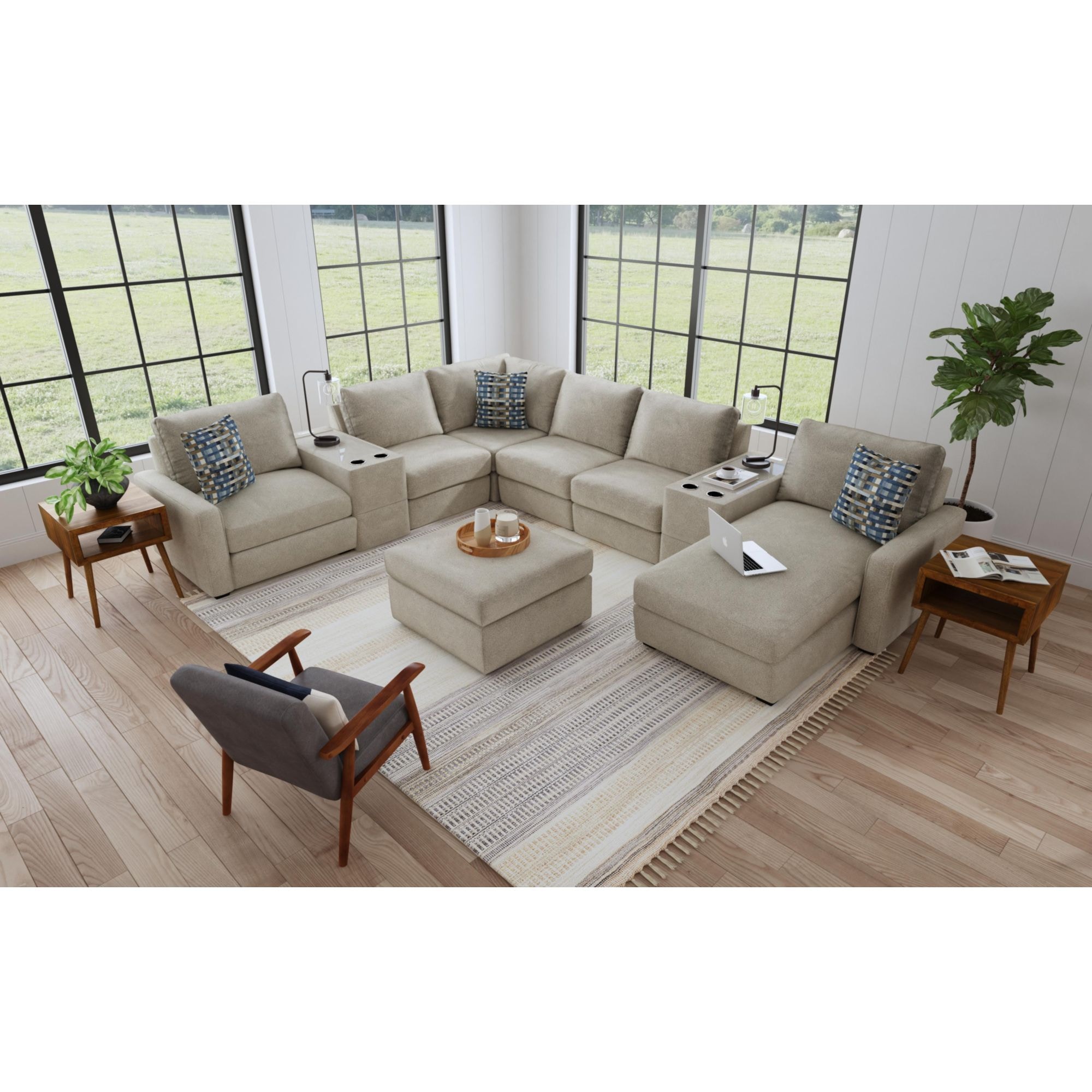 Elements International Living Room Select Modular - Elements ...