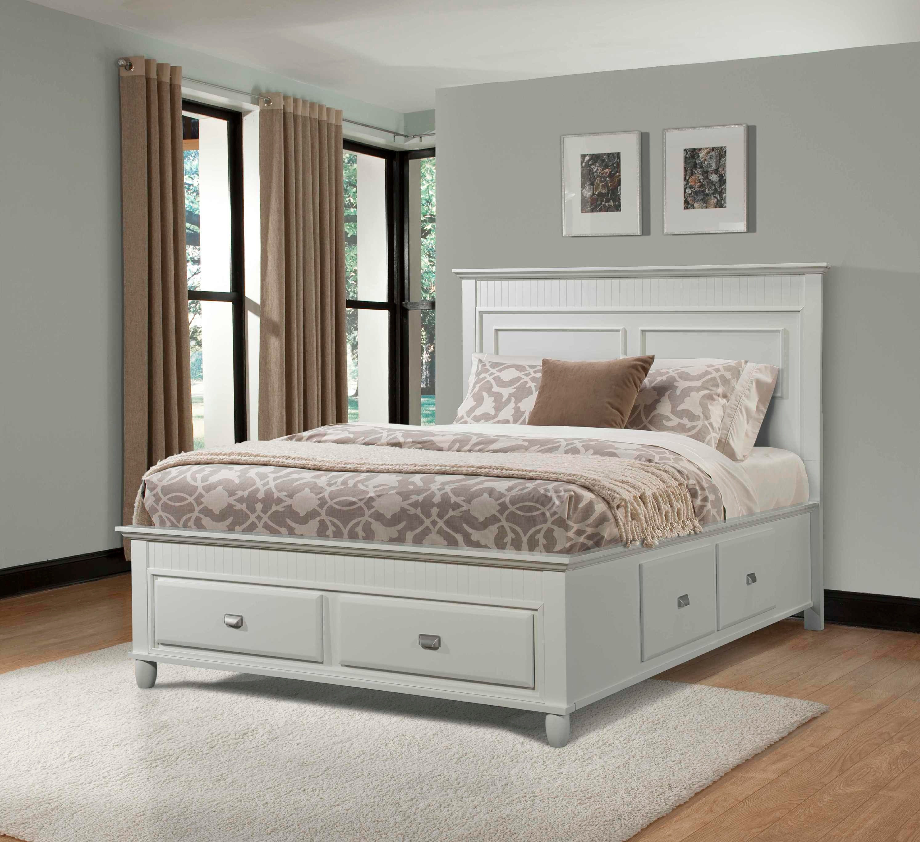 Spencer White Storage Bedroom 