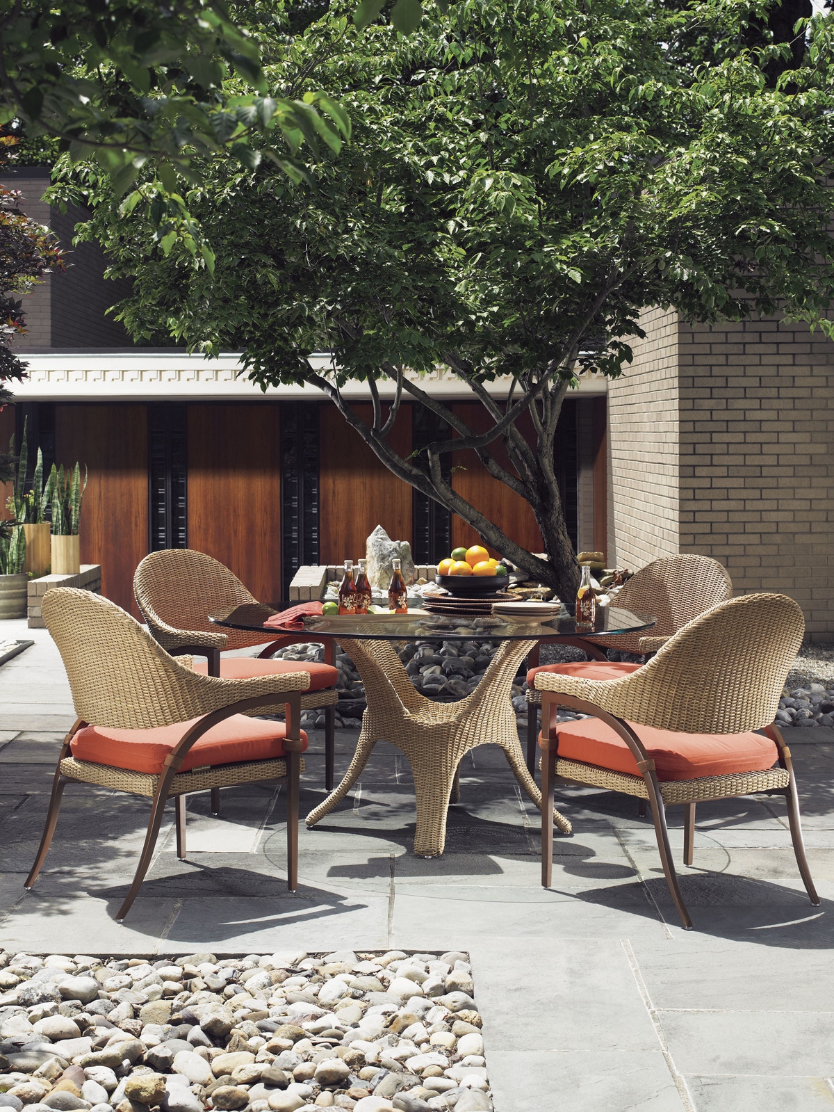 Tommy Bahama Outdoor Living Outdoor/Patio Dining Table W/Glass Top 3220