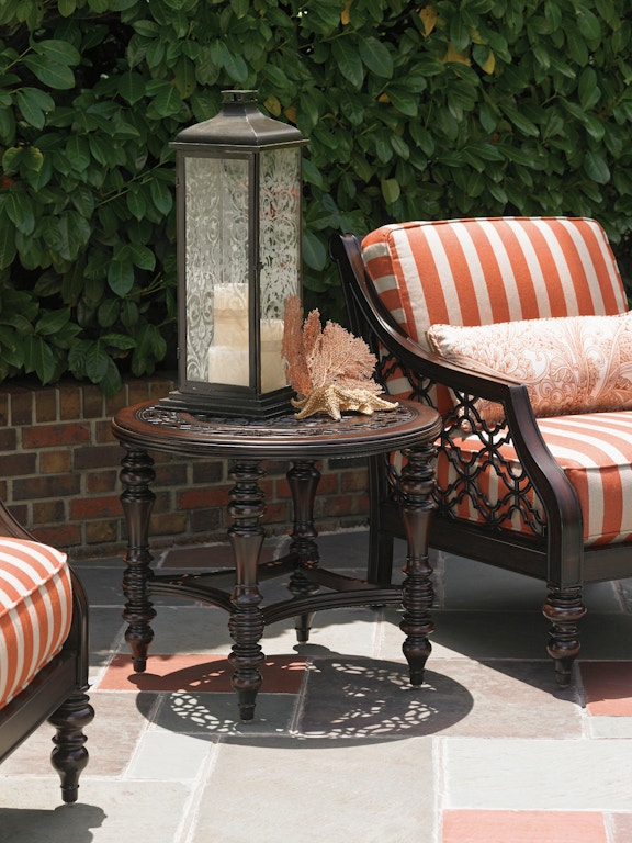 Tommy Bahama Outdoor Living Outdoor/Patio Round End Table 3235-950 ...