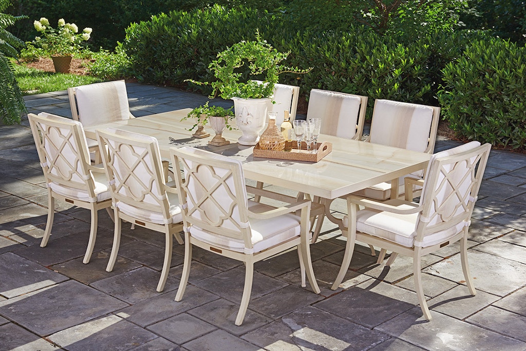 Tommy Bahama Outdoor Living Outdoor/Patio Dining Table W/Porcelain Top ...