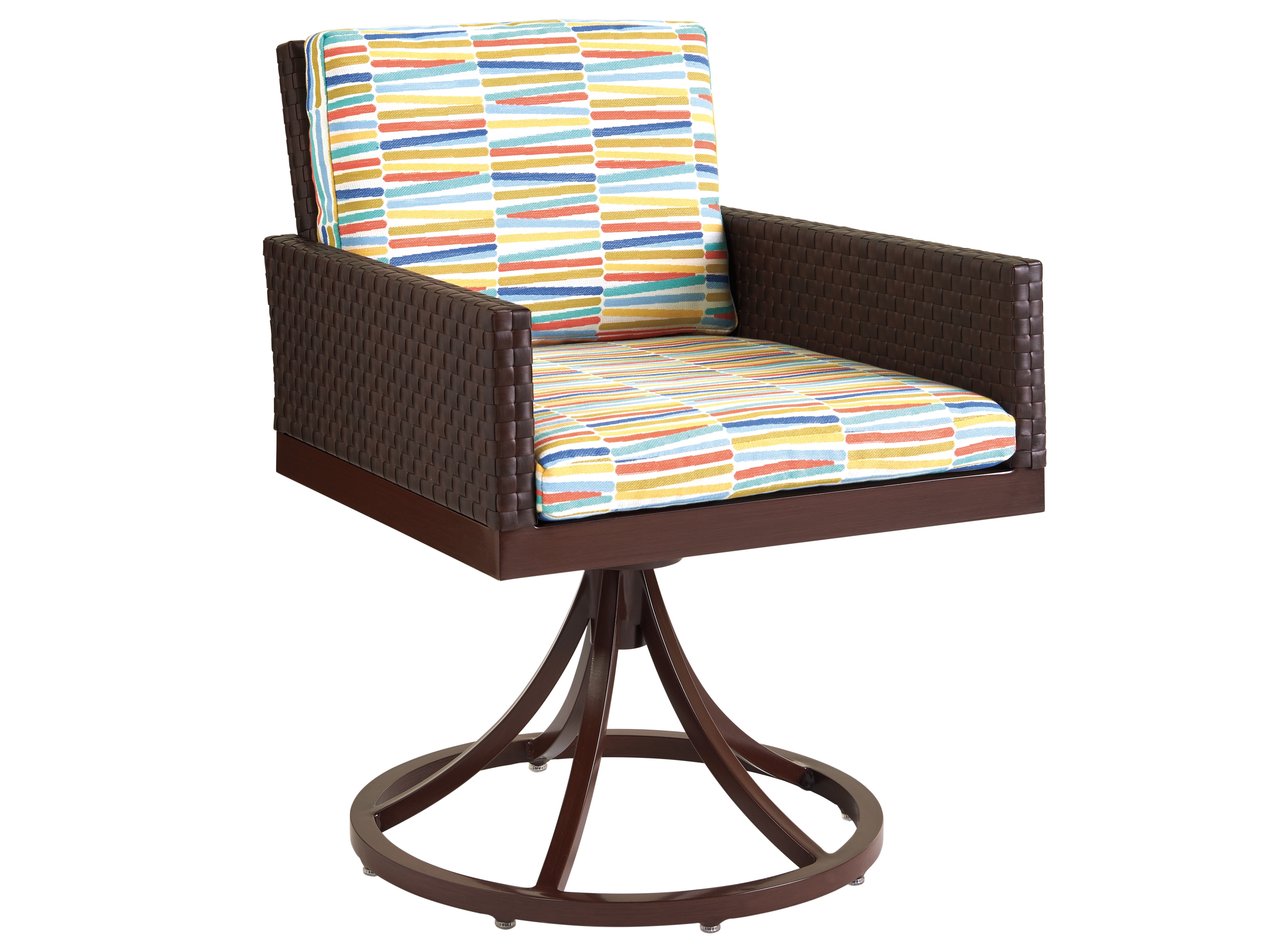 Outdoor swivel rocking online dining chairs